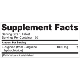 Nugenix L-Arginine 1000mg sur table de cuisine