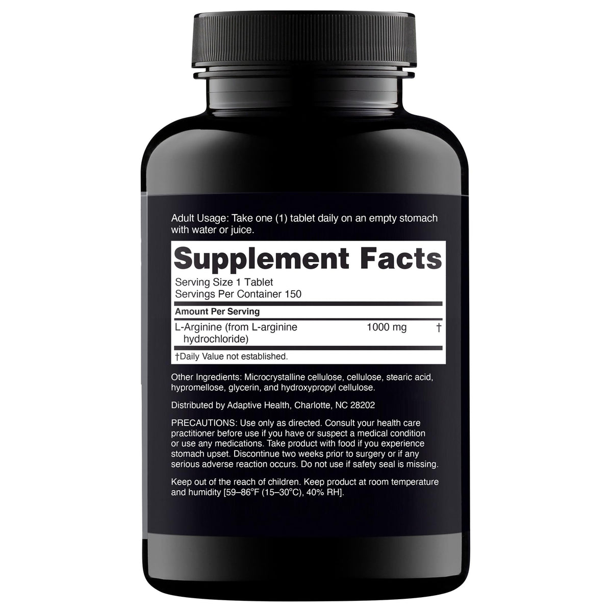 Nugenix L-Arginine comprimé sur fond blanc