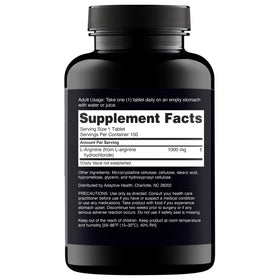 Nugenix L-Arginine comprimé sur fond blanc