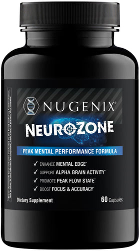 Nugenix NeuroZone complément nootropique 60 capsules vue de face