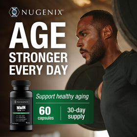 Nugenix NMN 500mg capsules, vue de côté