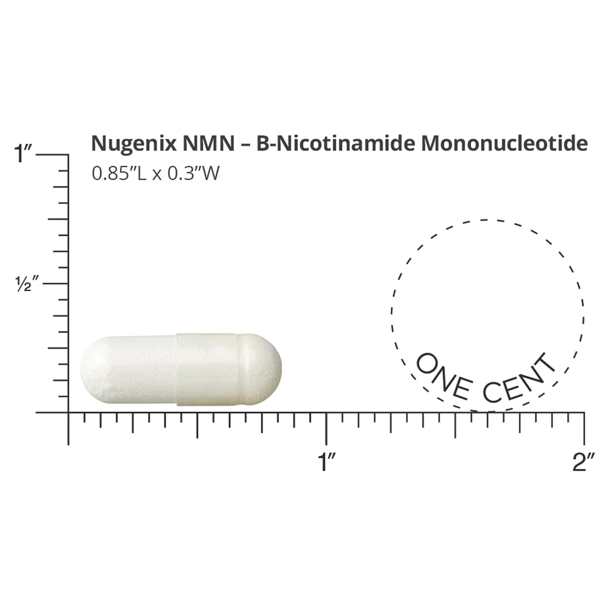 Nugenix NMN 500mg, étiquetage et ingrédients