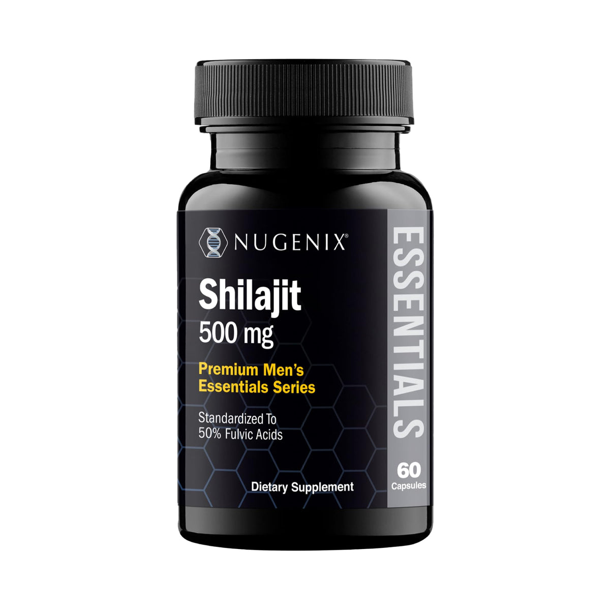 Nugenix Shilajit 500 mg capsules front view