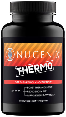 Nugenix Thermo brûleur de graisse thermogénique 60 comprimés, vue avant