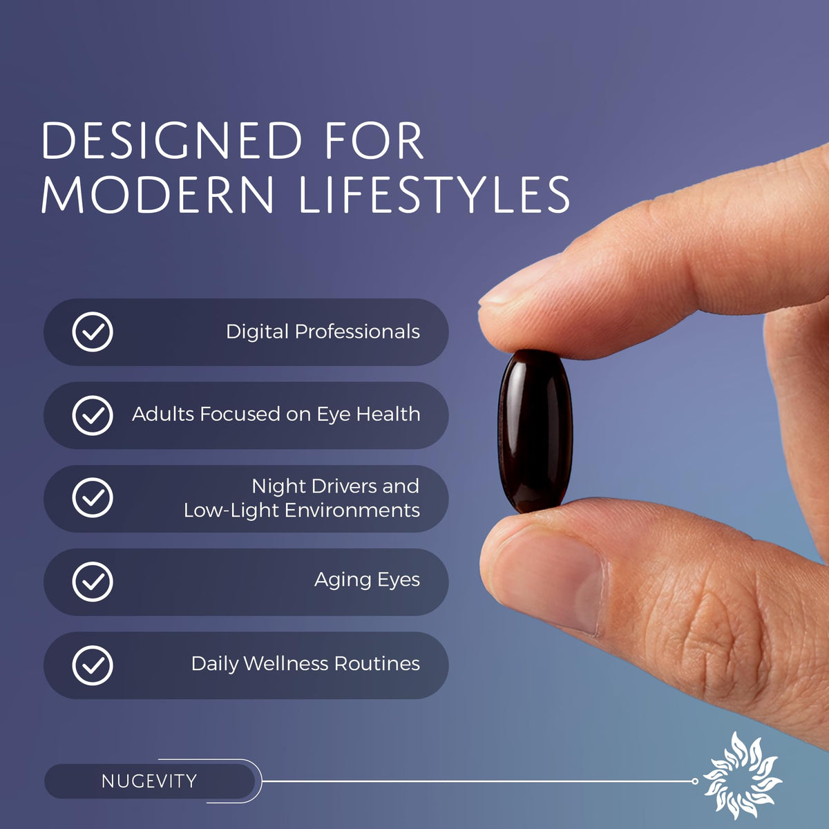 Nugevity OS2 gélules BioRelease sur une surface