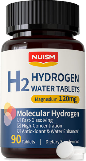NUISM Comprimés d'Eau Hydrogène H2 boîte avant