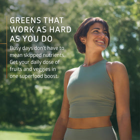 Number One Nutrition Complément Super Greens comprimés sur une surface