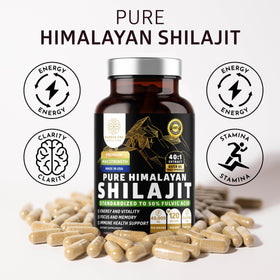 Number One Nutrition Shilajit Himalayen 40 000 mg capsules packaging