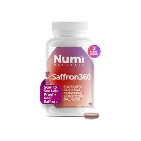 Numi Naturals Extrait de Safran 88,5mg bouteille vue de face