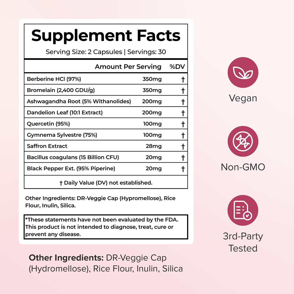 Nuora Biofilm Probiotic 60 capsules ouvertes