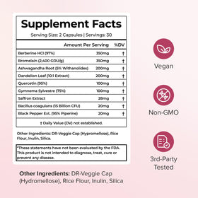 Nuora Biofilm Probiotic 60 capsules ouvertes