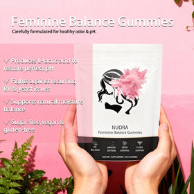 nuora Gummies Équilibre Féminin 60 Gummies Vegan Ananas, gummies individuelles
