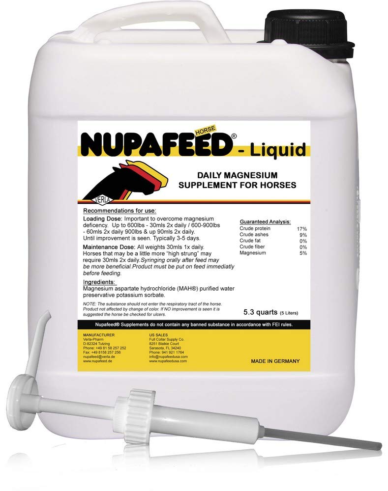 Nupafeed Magnésium Liquide 5L vue de face avec étiquette