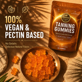 Nurevion Gummies Bronzage 60 unités avec fruits exotiques et fleurs