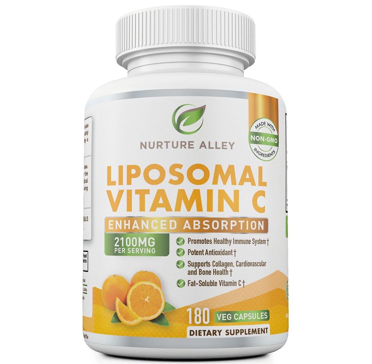 NURTURE ALLEY Vitamine C Liposomale 2100mg étiquette et contenu