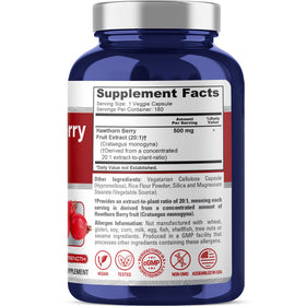 NusaPure Baies de Glan 500mg capsules végétales sur fond blanc