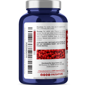 NusaPure Baies de Glan 500mg présentation des capsules
