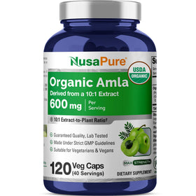 NusaPure Capsules Amla Bio 600 mg vue de face