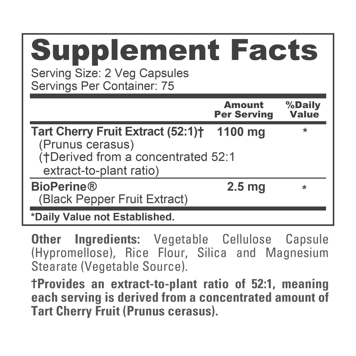 NusaPure Cerise Acide 1100 mg avec un fond de fruits de cerise