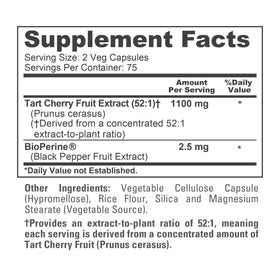 NusaPure Cerise Acide 1100 mg avec un fond de fruits de cerise