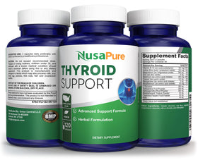 NusaPure Complément Alimentaire Thyroïdien 120 Capsules vue arrière