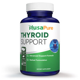 NusaPure Complément Alimentaire Thyroïdien 120 Capsules vue de face