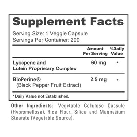 NusaPure Complexe Lycopène & Lutéine 60 mg gélules végétales avec dosage