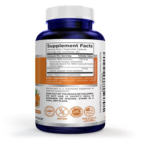 NusaPure Curcuma 750mg 60 Capsules avec étiquette visible