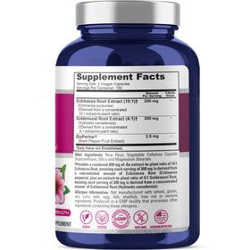 NusaPure Echinacea Goldenseal bottle showing 300 capsules