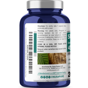 NusaPure Écorce de Guimauve 450 mg étiquette du produit