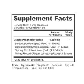 NusaPure Essiac Tea serving size and dosage information