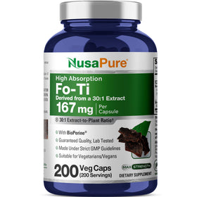 NusaPure Fo-Ti 167mg Capsules boîte avant vue