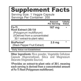 NusaPure Fo-Ti 167mg Capsules en main