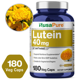 NusaPure Lutein 40mg capsules close-up