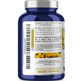 NusaPure Lutein 40mg capsules inside bottle