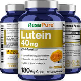 NusaPure Lutein 40mg label details