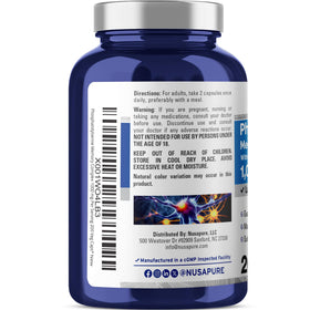 NusaPure Phosphatidylserine 1000mg gélules végétales sur fond blanc