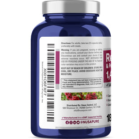 NusaPure Resvératrol 1450mg capsules avec dose