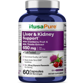 NusaPure Soutien Foie & Rein 650 mg boîte vue de face