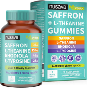 NUSAVA Gommes Saffran 4-en-1 vue avant avec emballage