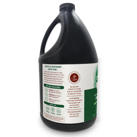 Nutiva Huile MCT Biologique 128 Fl Oz avec café et smoothie