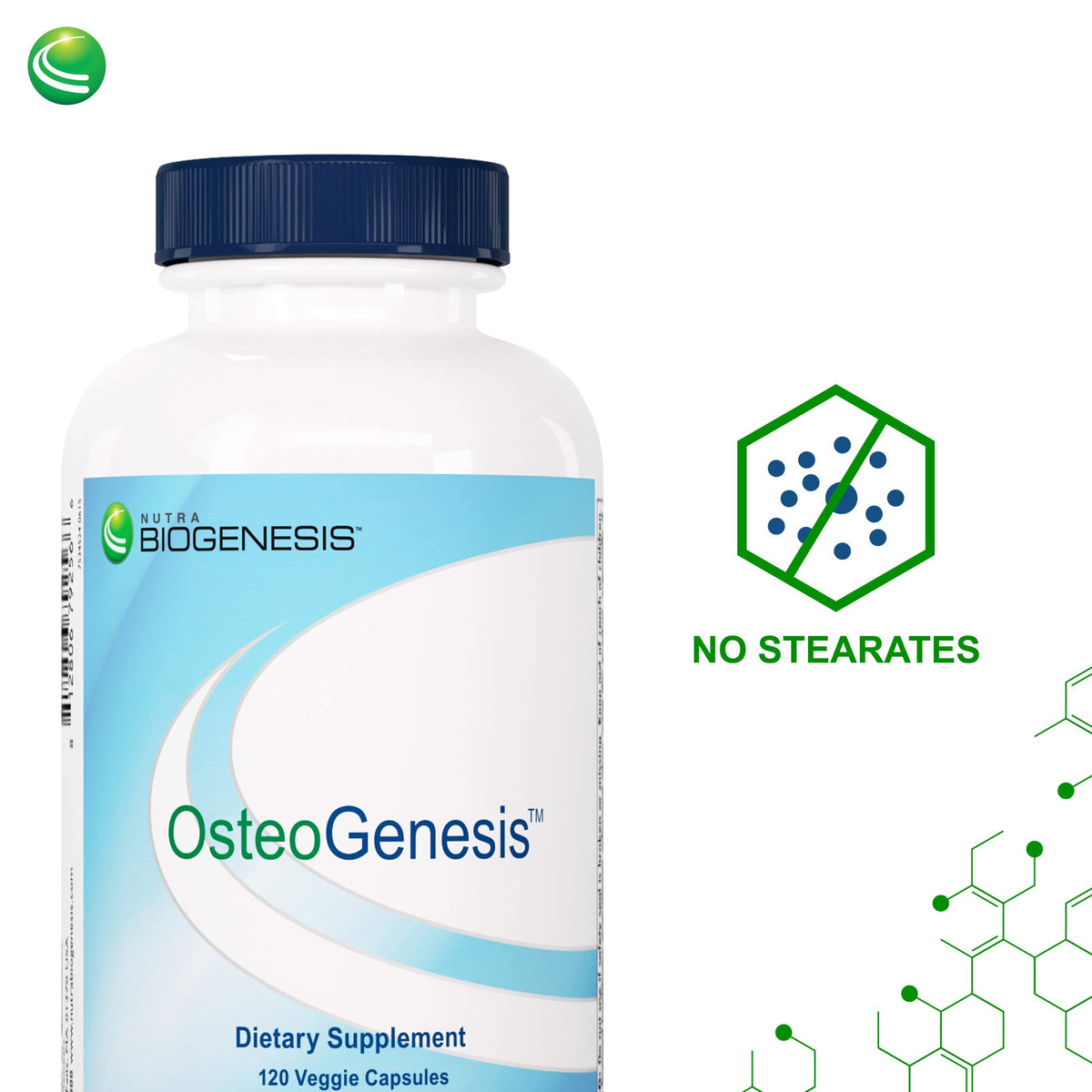 Nutra BioGenesis Calcium capsules en gros plan
