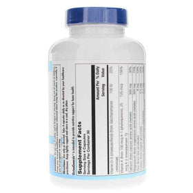 Nutra BioGenesis Calcium capsules sur une table en bois