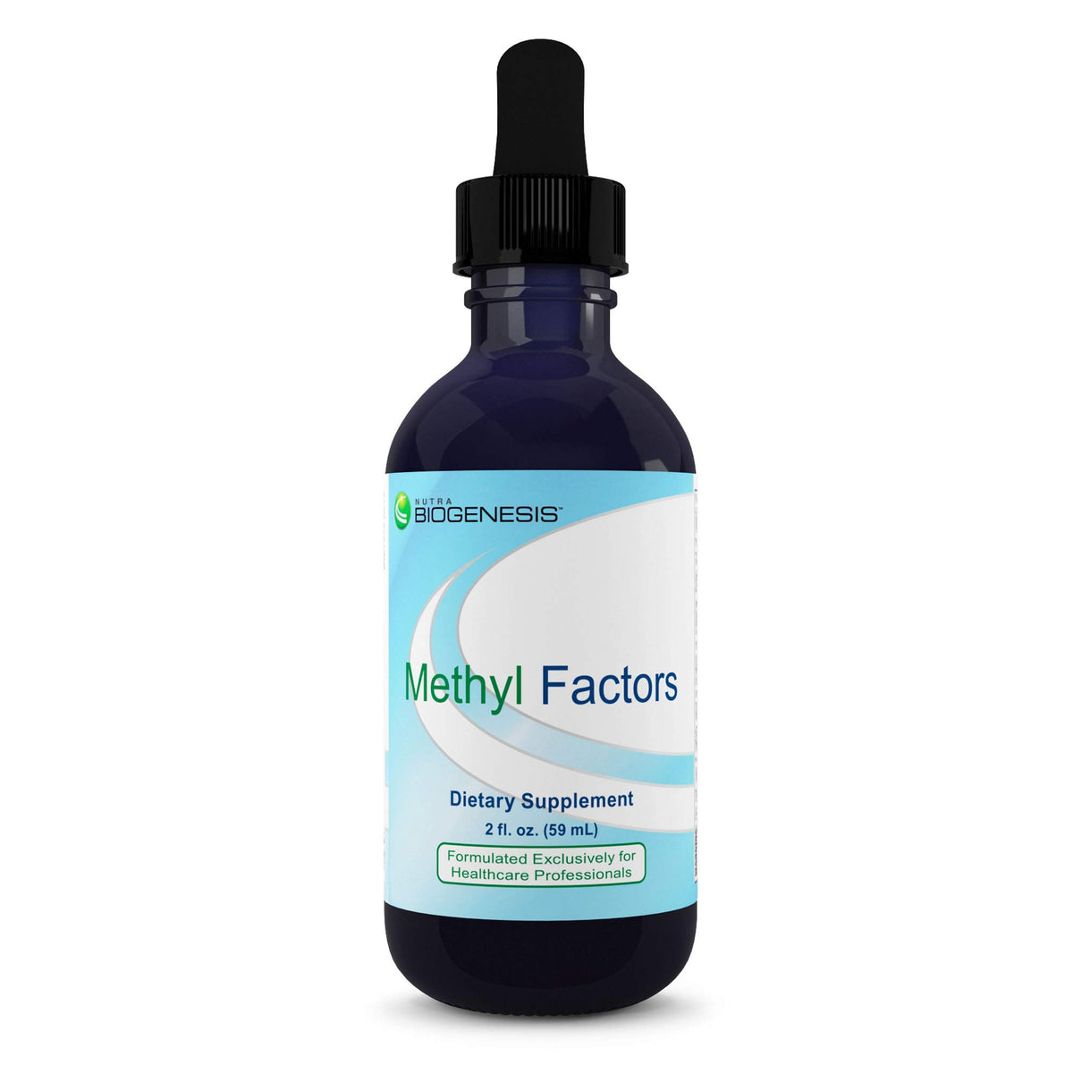 Nutra BioGenesis Methyl Factors gouttes de vitamine B12 60 ml vue de face