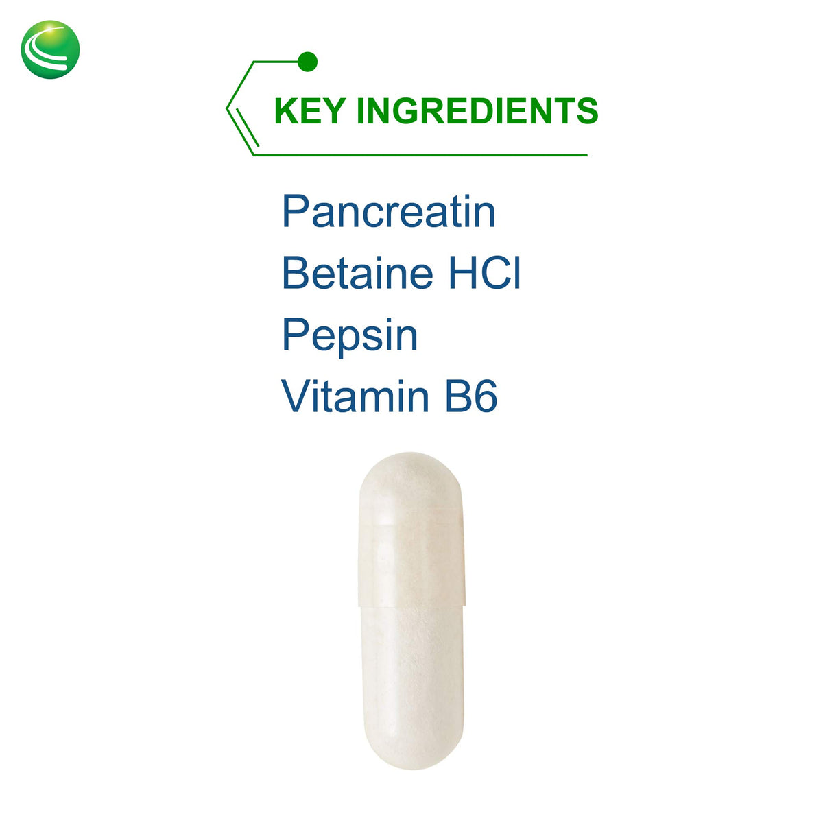 Nutra BioGenesis PanZyme, capsules ouvertes montrant le contenu
