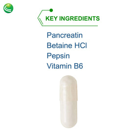 Nutra BioGenesis PanZyme, capsules ouvertes montrant le contenu