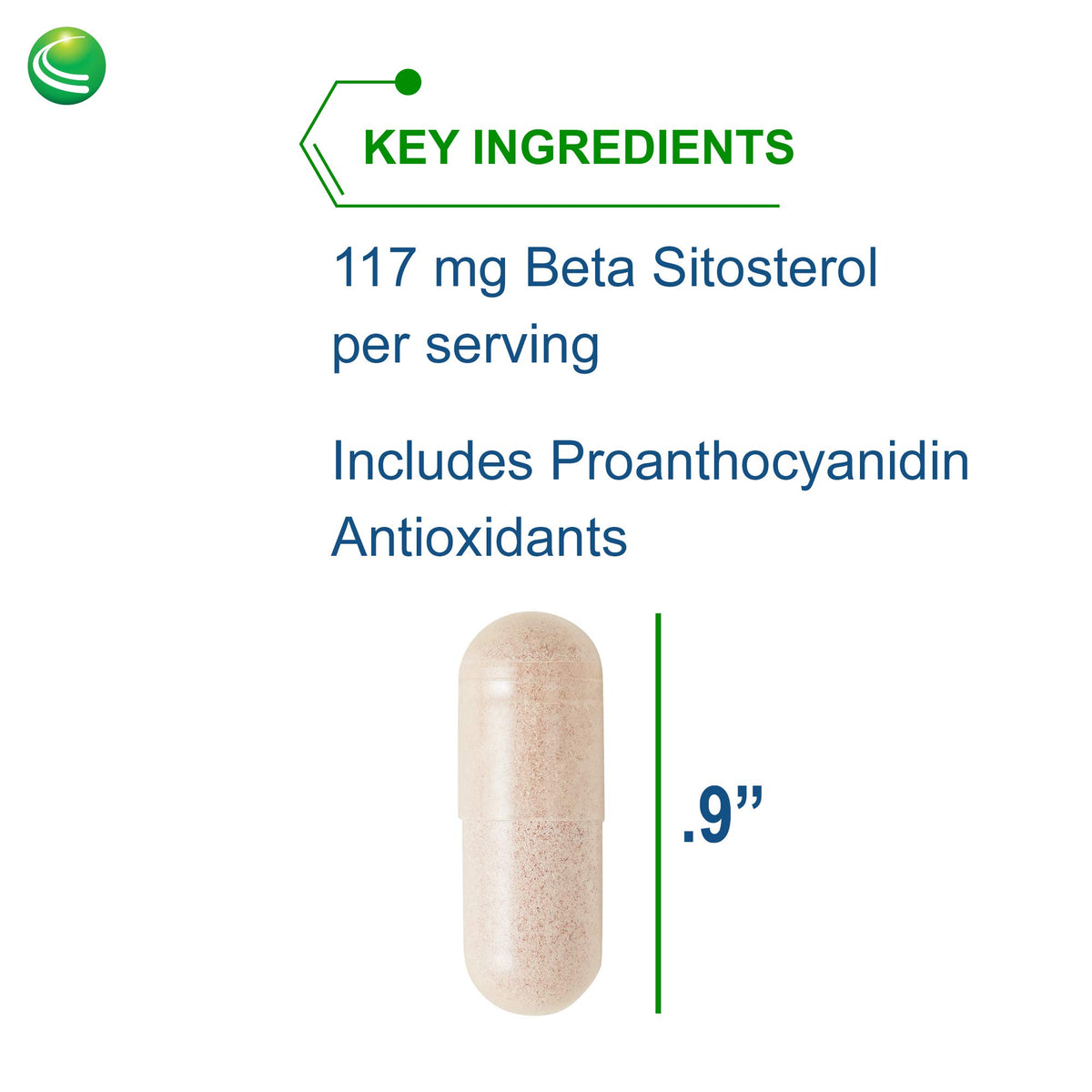 Nutra BioGenesis Sterol 117 60 Capsules Végétariennes avec étiquette détaillée