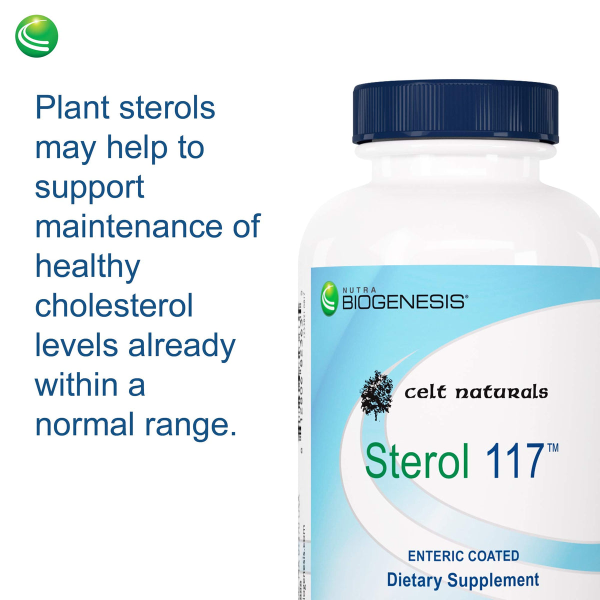 Nutra BioGenesis Sterol 117 60 Capsules Végétariennes avec extrait d'écorce de pin