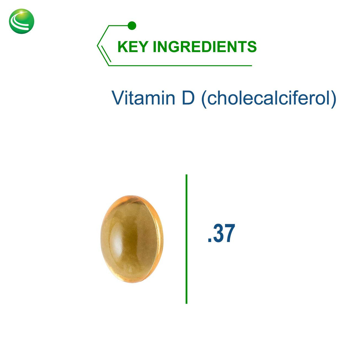 Nutra BioGenesis Vitamine D3 5000 IU gélules sur une table