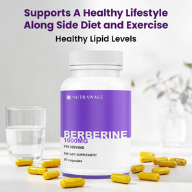 Nutra Wave Berbérine HCL 1000mg, format capsule